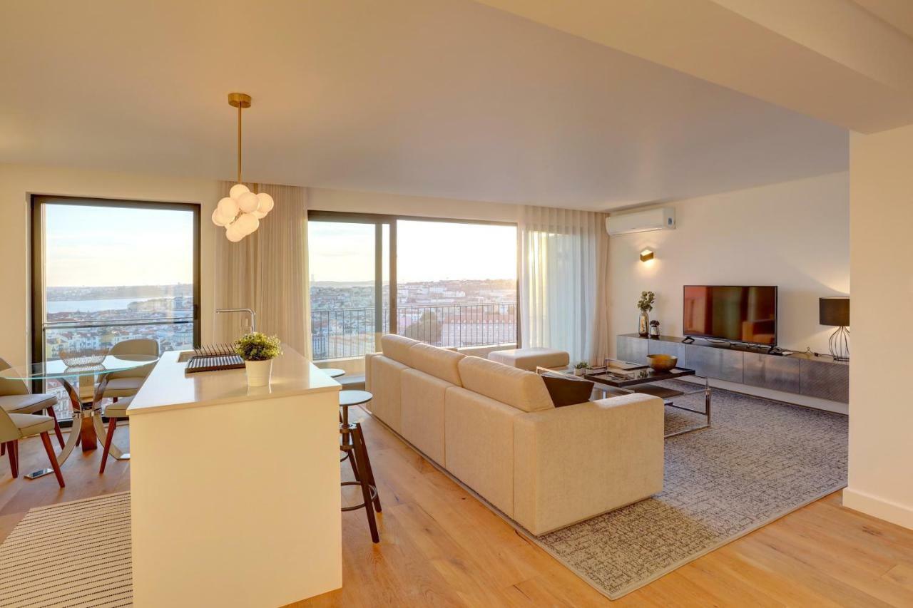 Luxury Graca Apartment The Most Amazing View Of Лиссабон Экстерьер фото